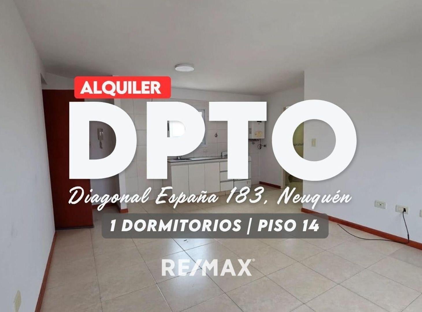 Foto de ALQUILER DPTO 1 DORMITORIO 37M2 - CENTRO NQN, imagen 1