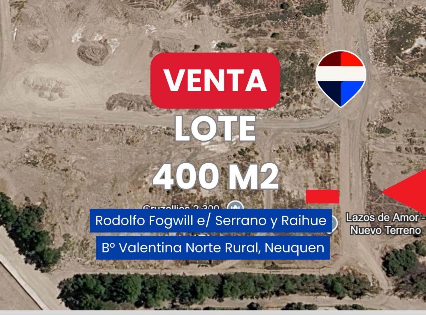 Foto de VENTA LOTE 400 M2 B" VALENTINA NORTE RURAL, imagen 1