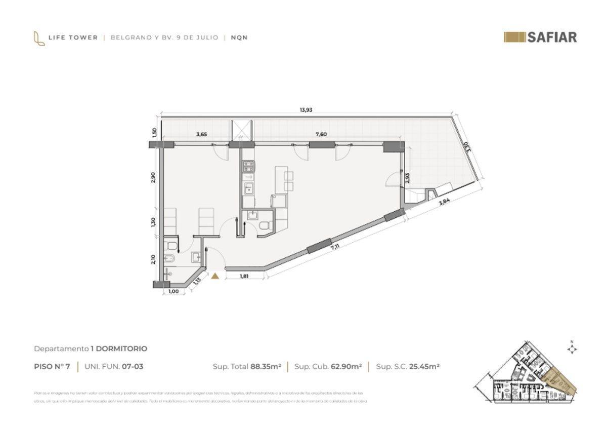 Foto de VENTA | DEPARTAMENTO 1 DORMITORIO | LIFE TOWER, imagen 5
