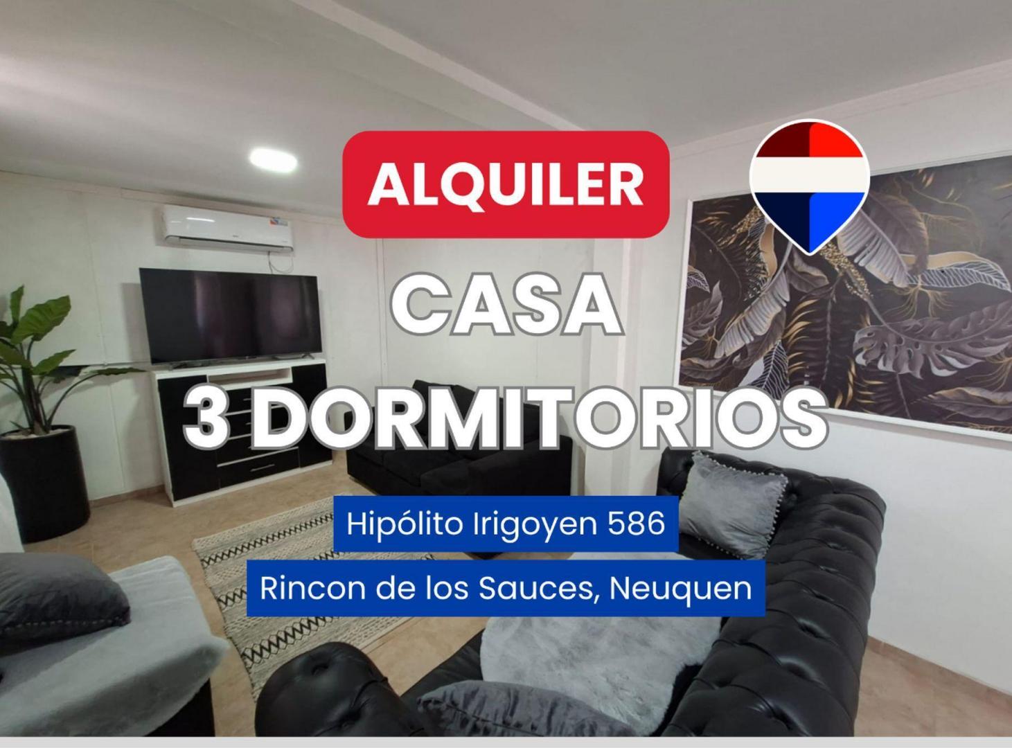 ALQUILER CASA AMOBLADA 6 PAX RINCON DE LOS SAUCES