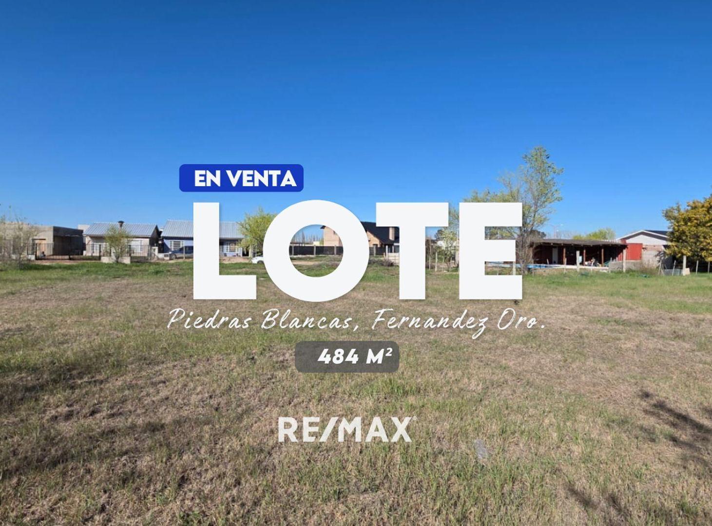 Foto de LOTE EN VENTA FERNANDEZ ORO PIEDRAS BLANCAS, imagen 1