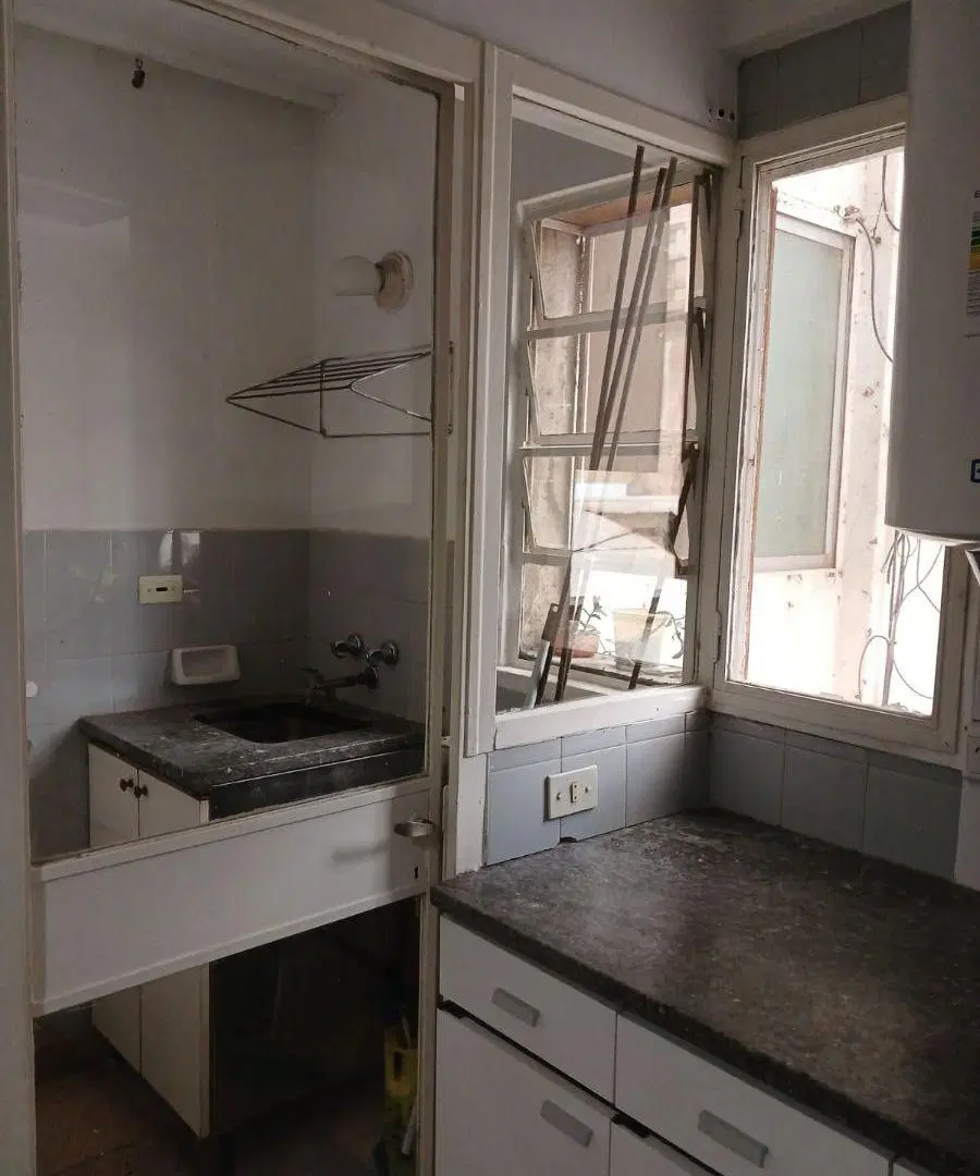 Impecable departamento con cocina comedor y baño de servicio 3