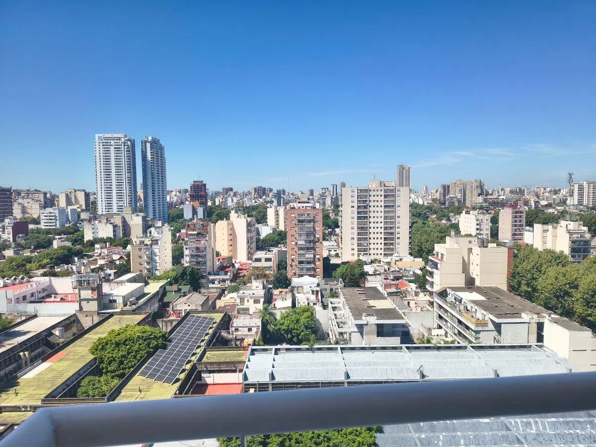 2 ambientes Piso 12, todo luz , contrafrente vista abierta 1
