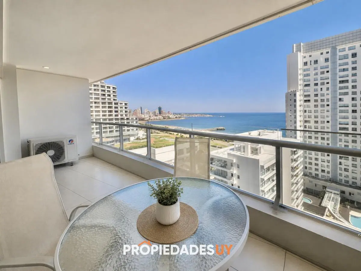 Alquiler Anual Seasons Tower-2 dormitorios con vista al mar-Playa Mansa 2