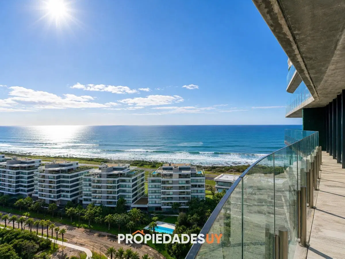 Espectacular Apartamento de 2 Dormitorios y Medio, piso alto, Torre Surfside, Punta del Este 1