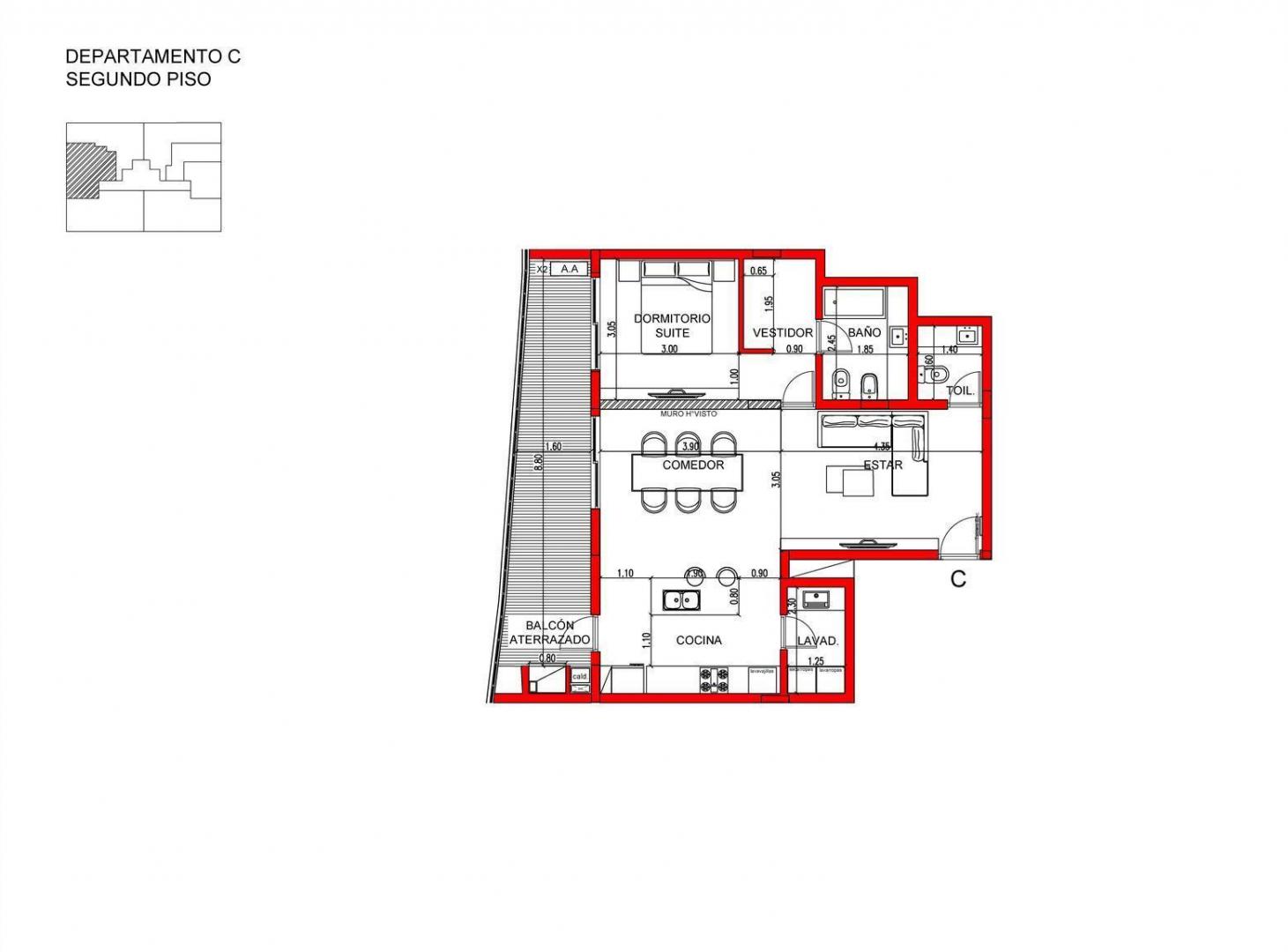 DEPARTAMENTO EN VENTA 2 AMBIENTES PINAMAR CENTRO