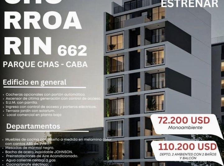 VENTA monoambiente Chorroarin 662 P.Chas A EST. 3