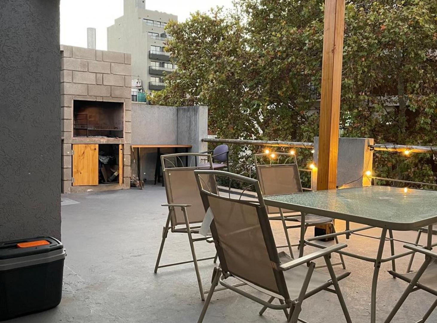 Alquiler amueblad monoamb. + terraza propia Nuñez.