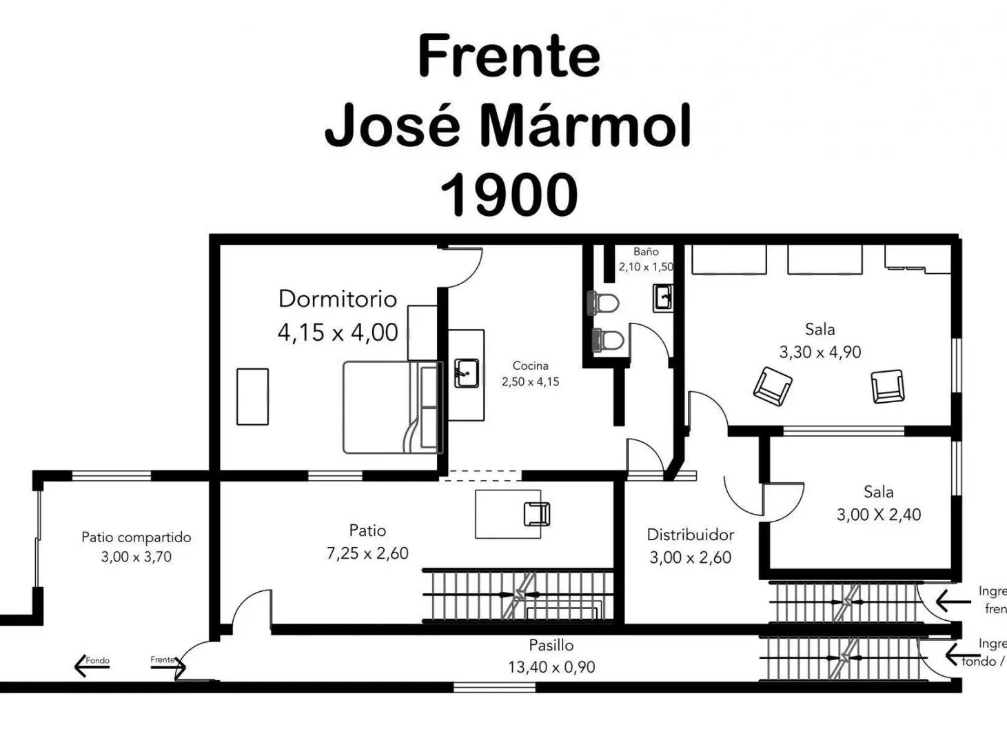 Venta casa con 2 unidades en block multifami Boedo 5