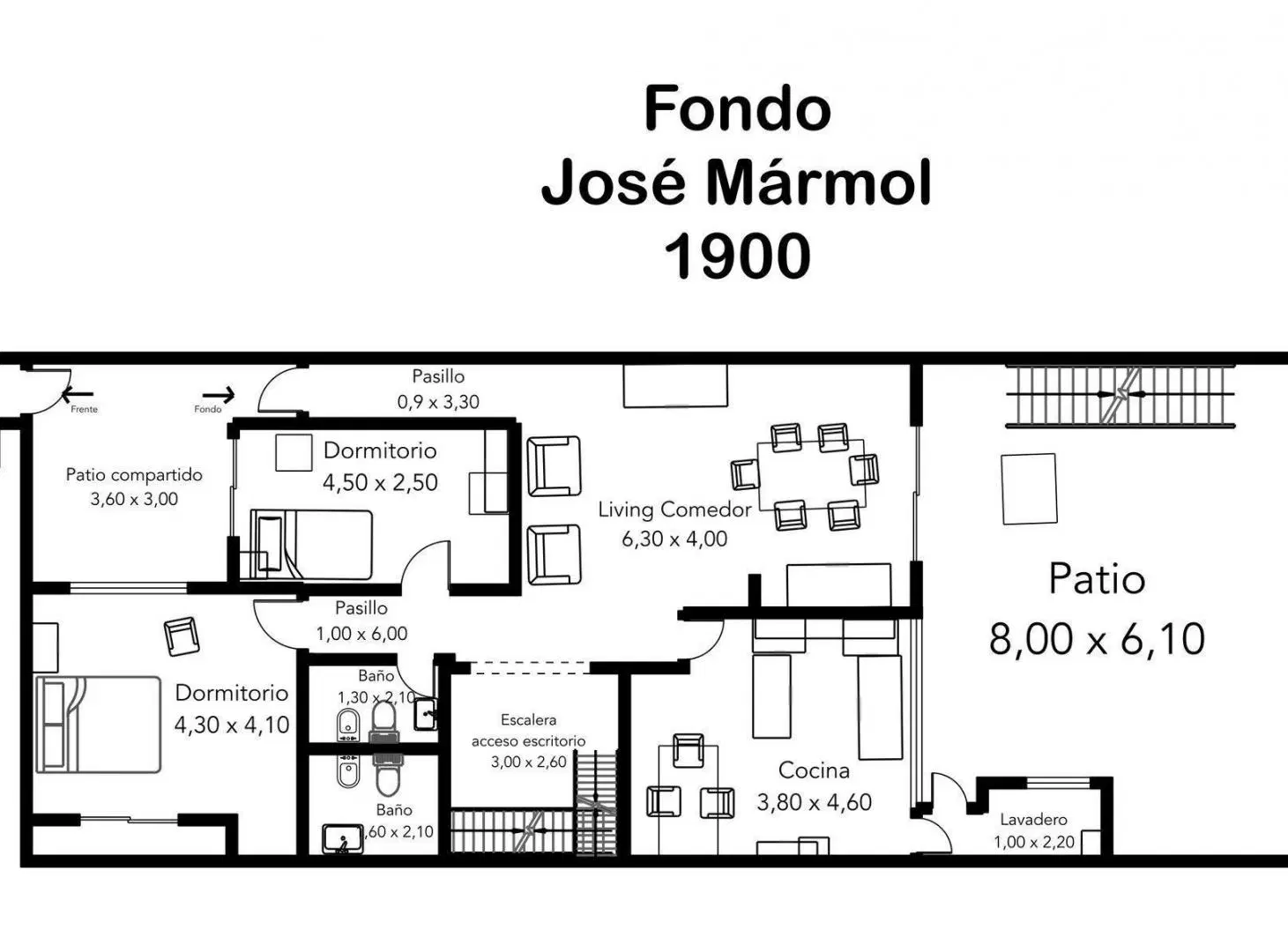 Venta casa con 2 unidades en block multifami Boedo 3