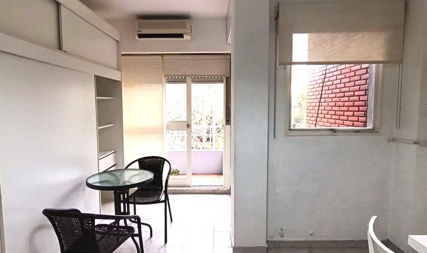 Monoambiente en alquiler Nuñez amoblado balcón 3