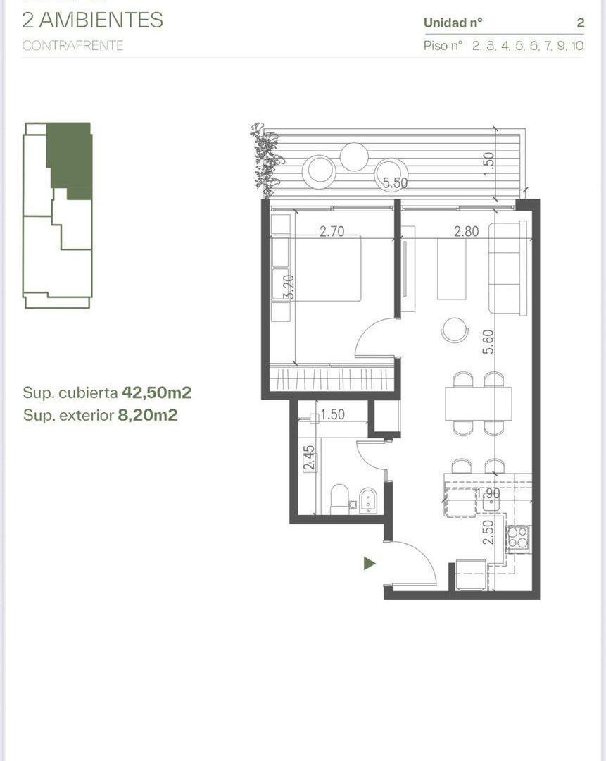 Foto de VENTA 2 AMBIENTES PREMIUM POZO NUÑEZ AMENITIES, imagen 4