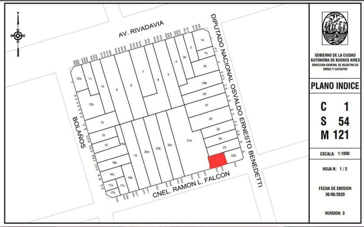 Foto de VENTA LOTE OPORTUNIDAD EN VELEZ SARFIELD CABA, imagen 4
