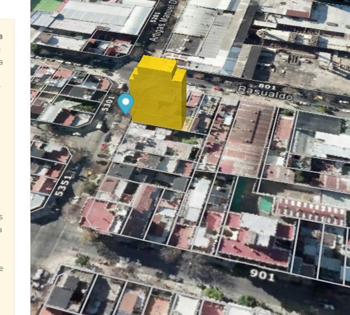 EXCELENTE LOTE 225 M2 ZONIF. USAA ALT. MAX 22.80+2 RET. A 1 CDRA DE AV.ALBERDI.