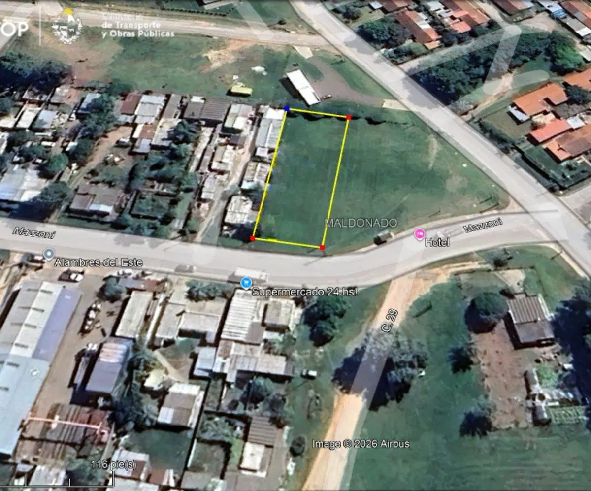 Terreno en venta a mts. Wilson Ferreira Aldunate 2