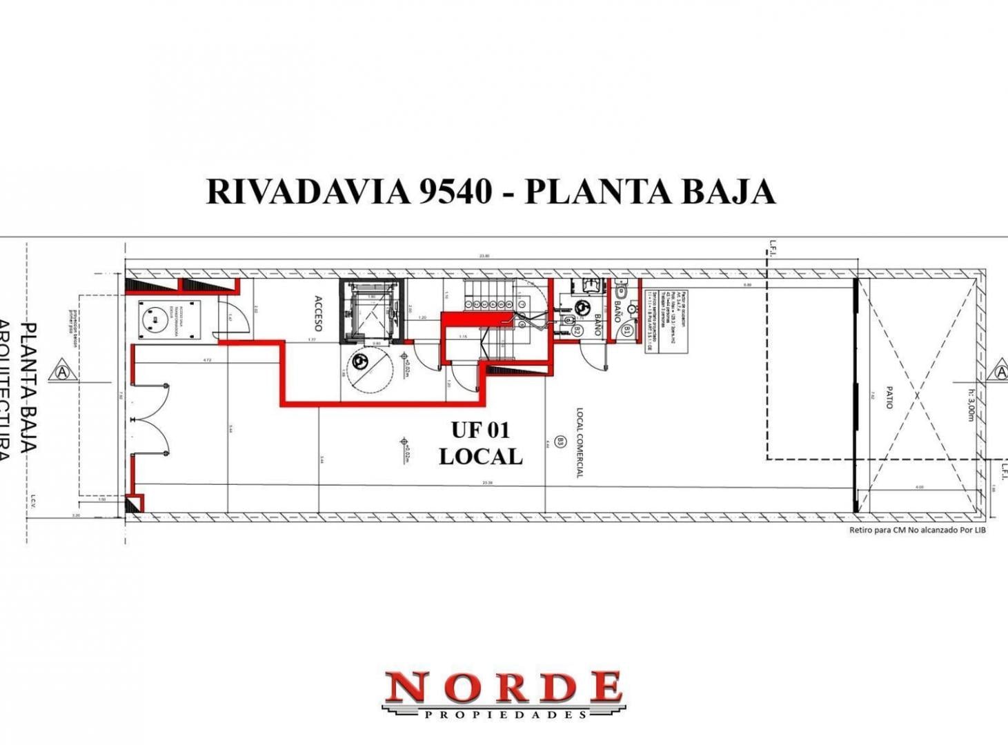 AV. RIVADAVIA 9540 + EN POZO