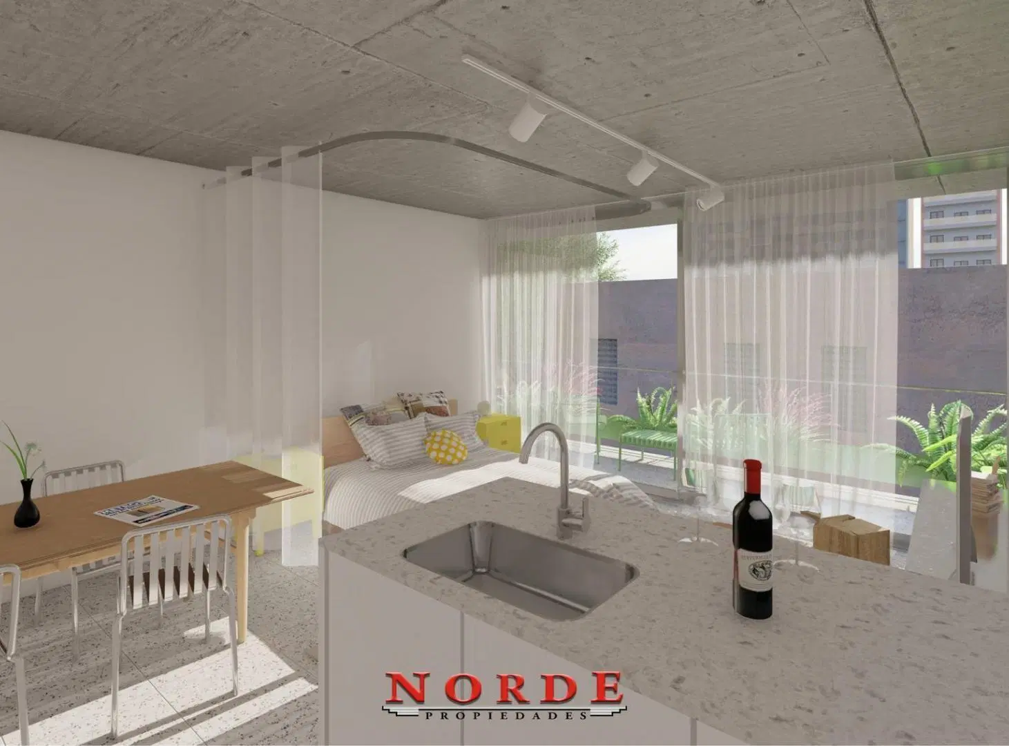 VENTA • VILLA LURO • DEPARTAMENTO • MONOAMBIENTES • A ESTRENAR • BALCÓN 1