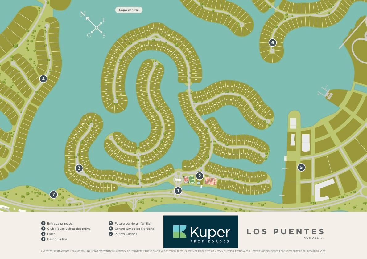 Venta casa 6 amb al lago Barrio Los Puentes, Nordelta, Tigre