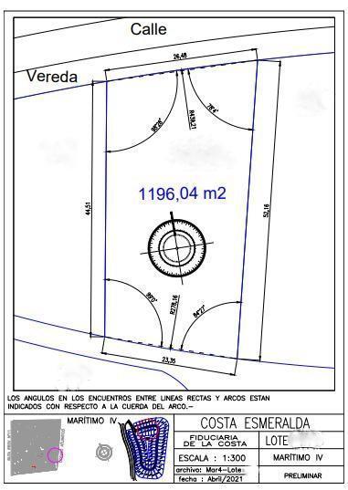 Terreno Lote  en Venta ubicado en Marítimo IV, Costa Esmeralda, Costa Atlántica