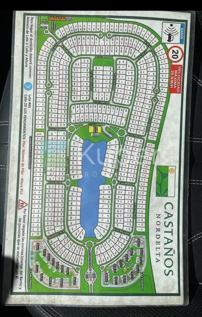 Terreno Lote en Venta en Castaños, Nordelta, Tigre