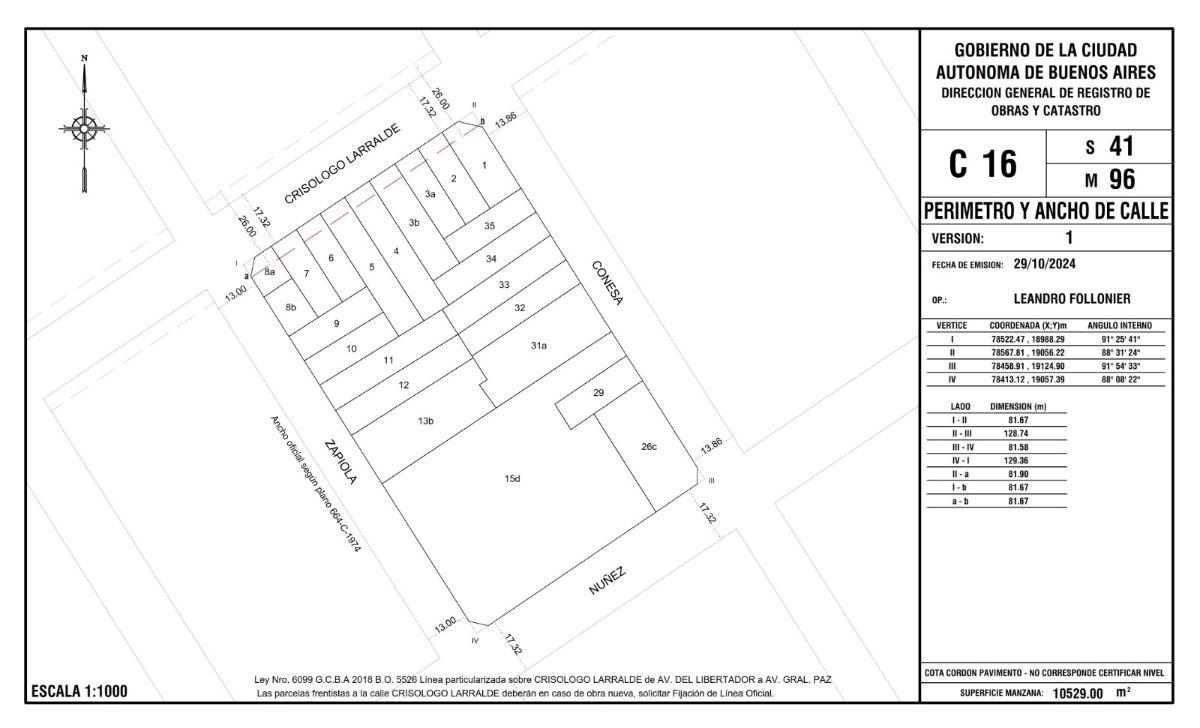 Foto de Excelente oportunidad de inversión Lote 225 m² en el corazón de Núñez, imagen 1