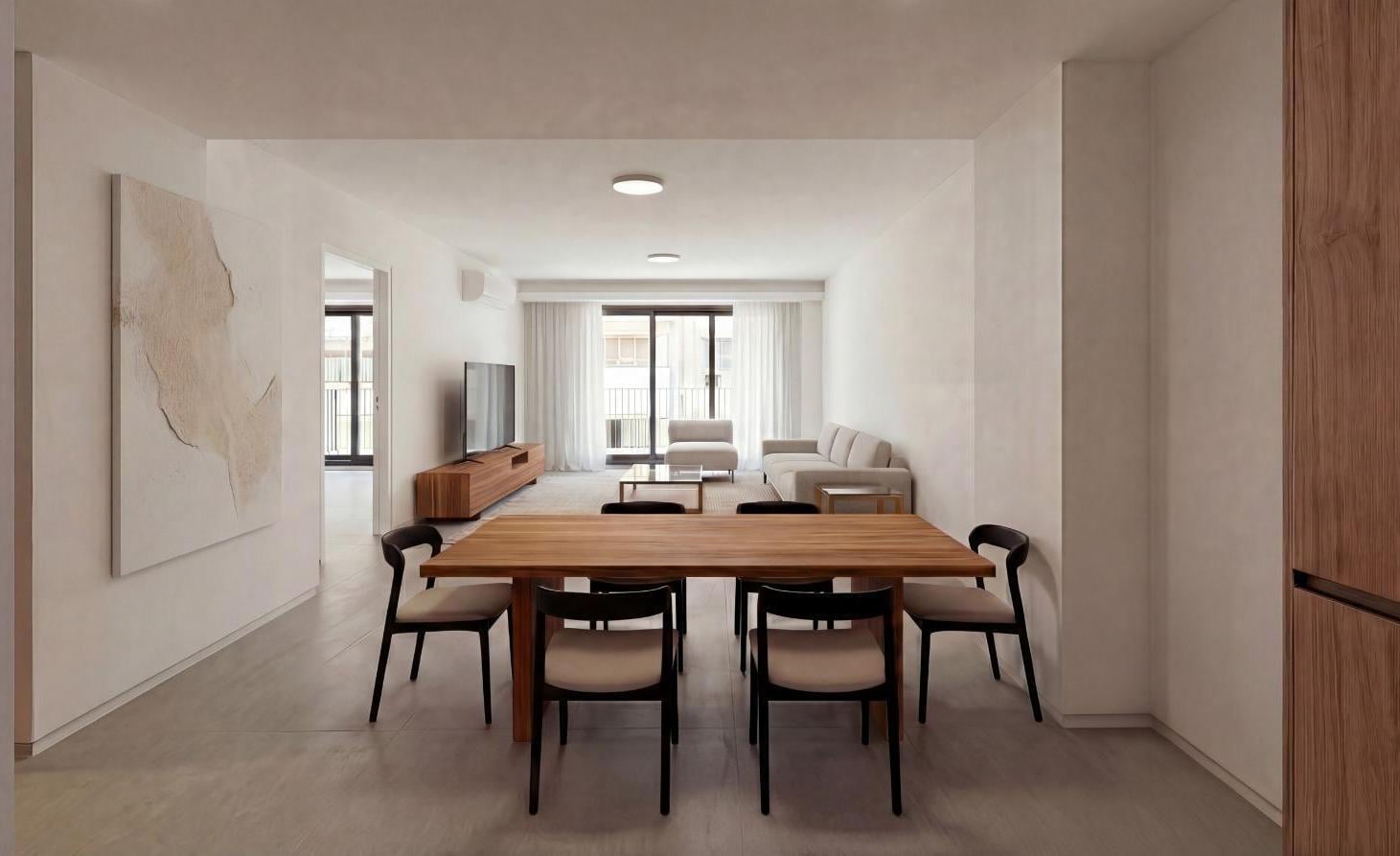 Departamento 3 amb con cochera a estrenar en Recoleta