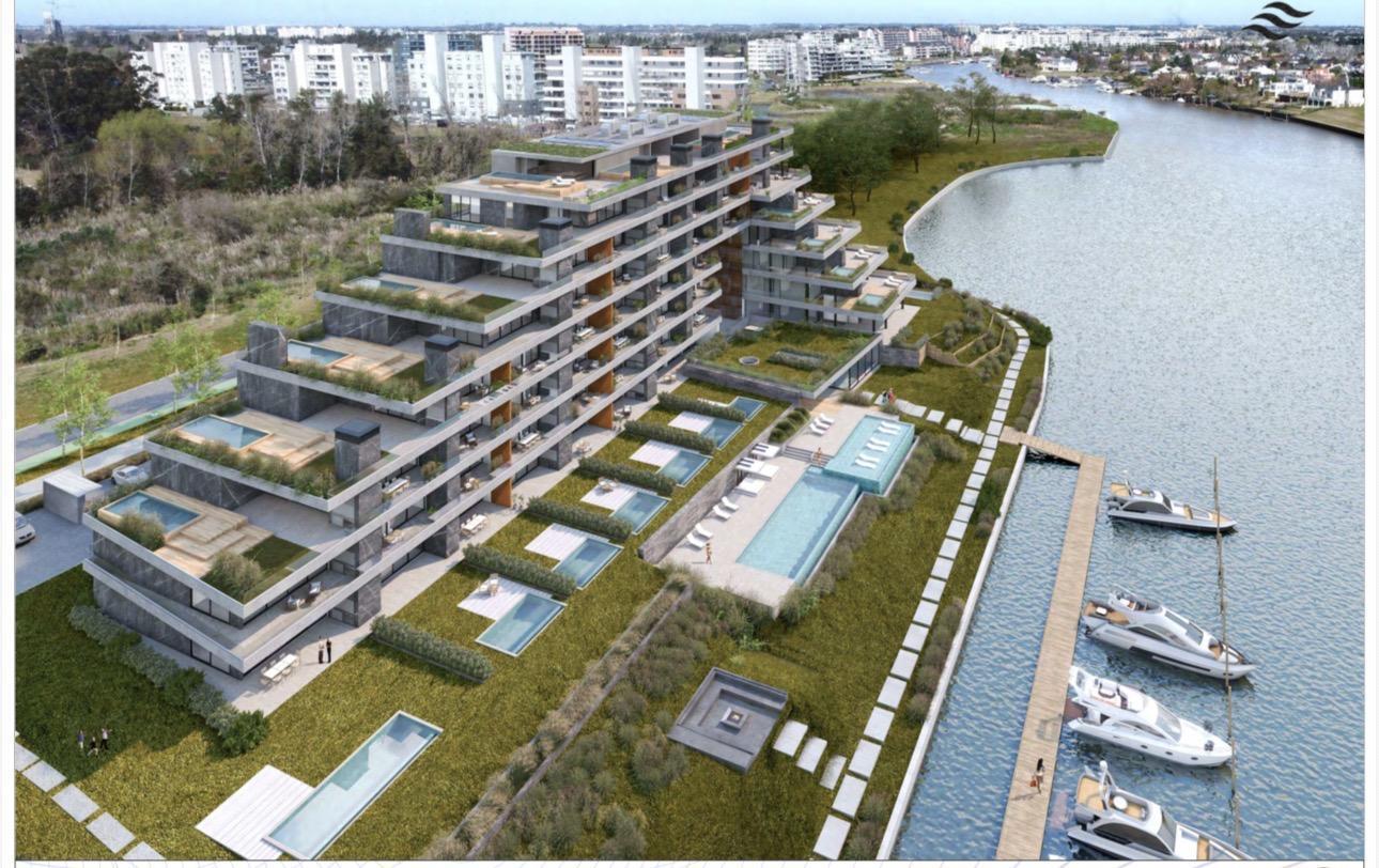 Depto 3 amb en PB con Jardin y Pileta Propia -Nordelta- Vista Bahía