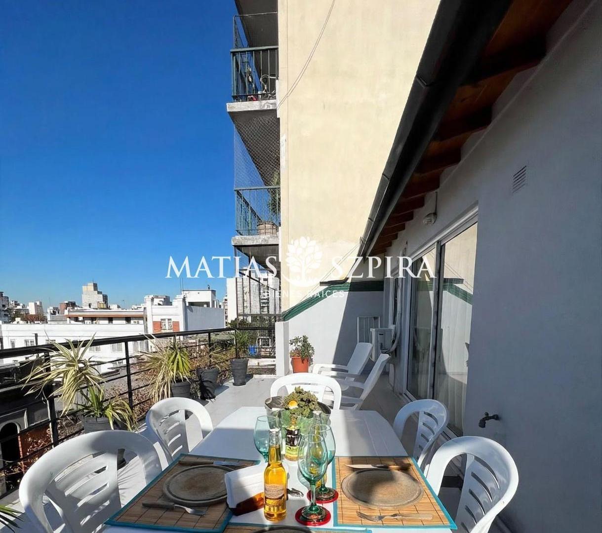 Foto de DPTO 2 AMBIENTES AMOBLADO, GRAN BALCÓN TERRAZA Y PARRILLA – ALMAGRO, imagen 4