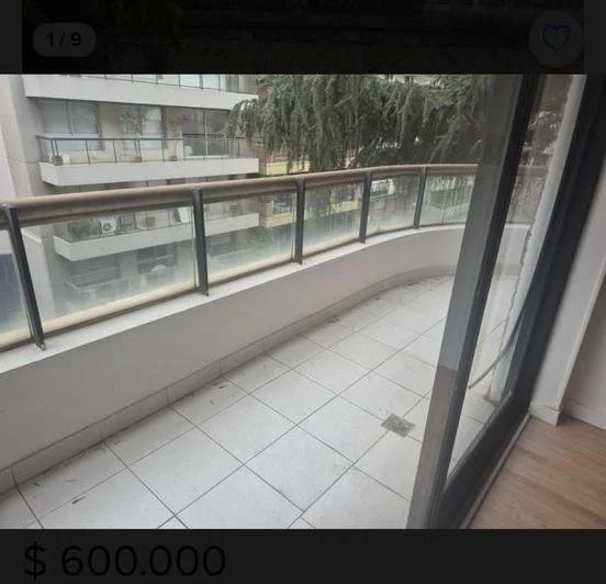 Departamento de 2 ambientes al frente apto profe ional 5