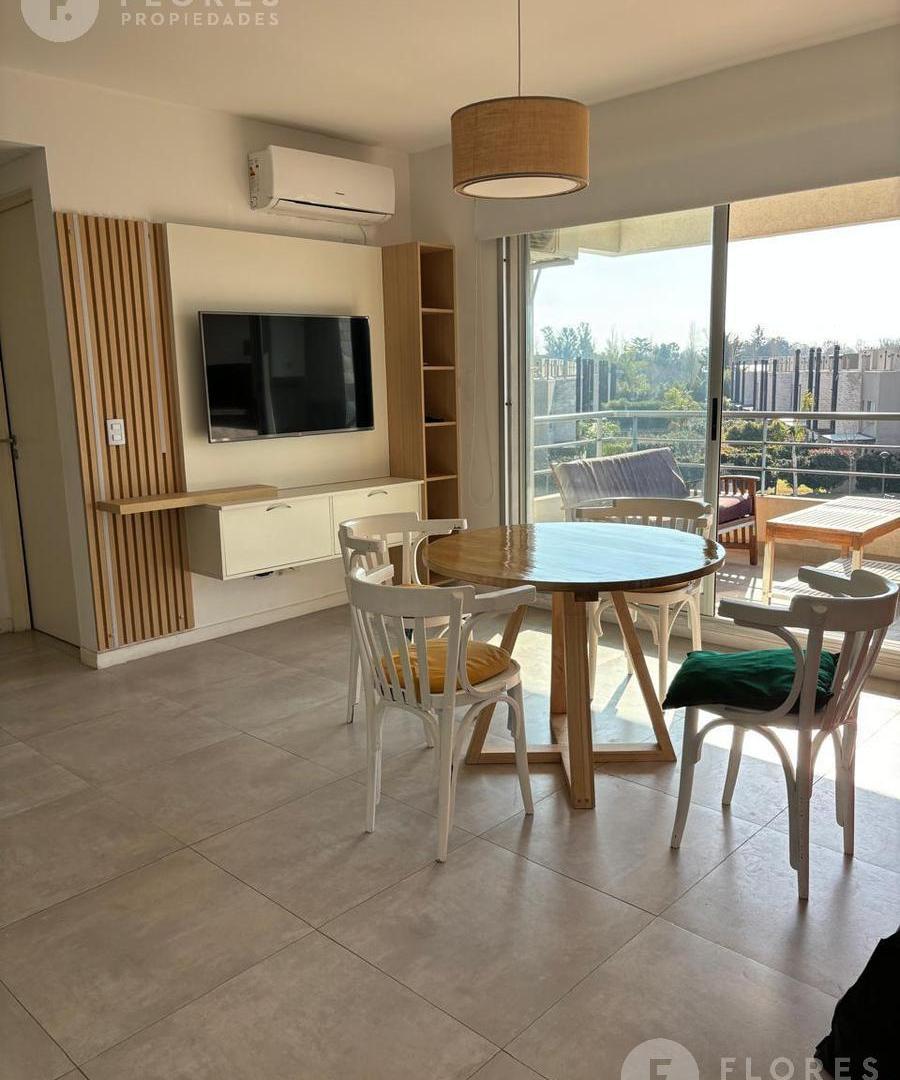 Departamento en alquiler, 2 ambientes, 1 dormitorio, 1 baño, amoblado - Lagoon Pilar