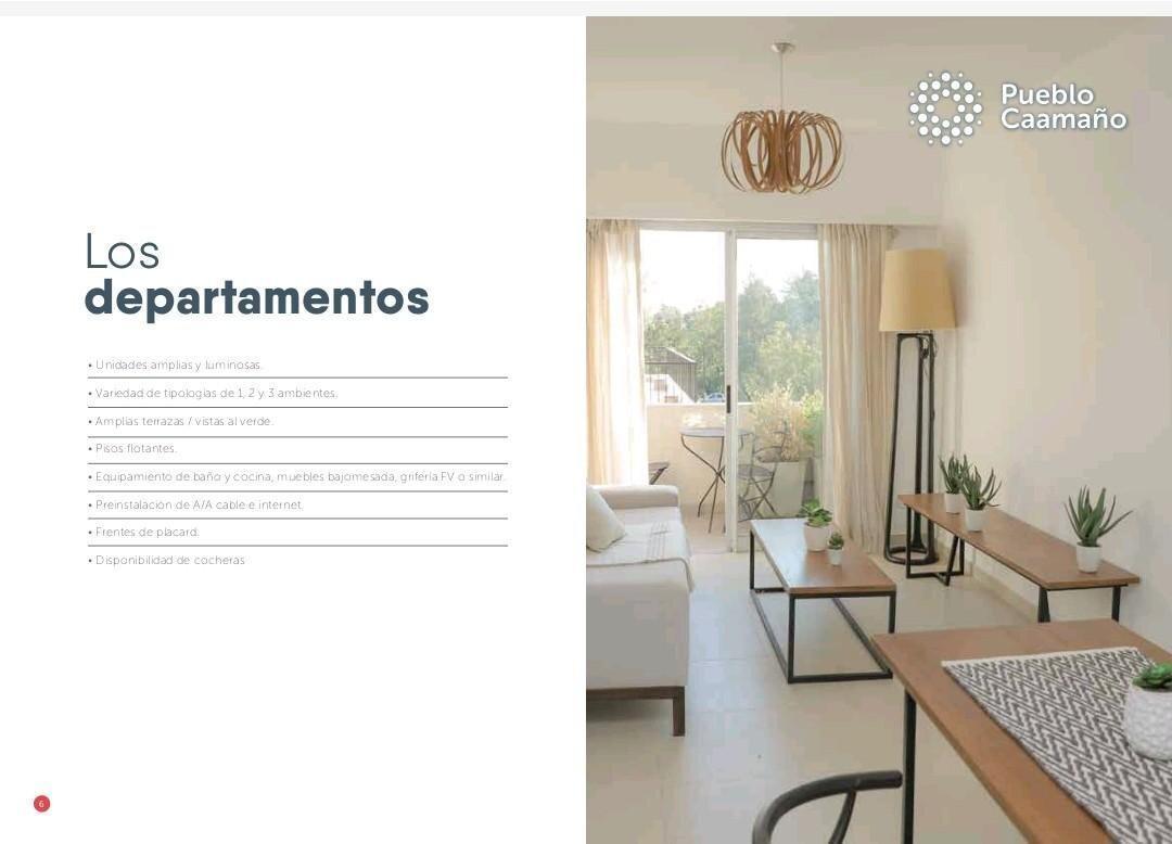 Venta Departamento en Pozo 1 dormitorio Pilar Pueblo Caamaño  UF 180