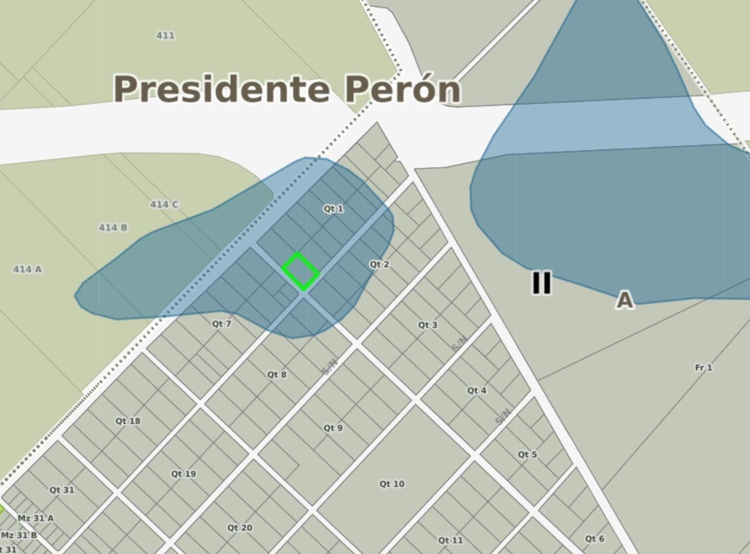 Gran lote en venta de 4.000m2 Chacra San Vicente, Pte. Perón