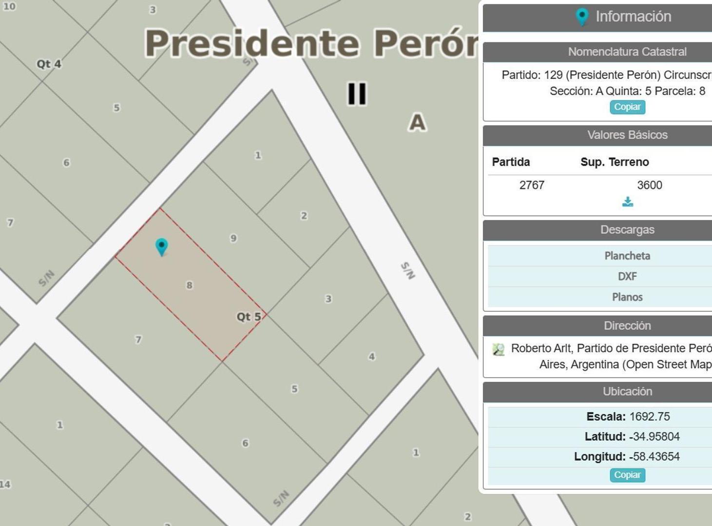 Foto de 4 Lotes en venta total 11.907m2, San Vicente, Pte. Perón, imagen 5