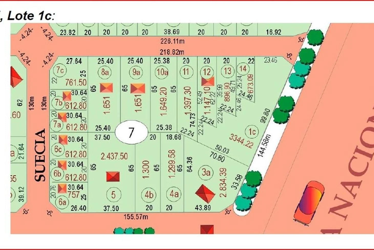 Lote 1c, Mza 7, en venta en Parque Las Naciones, Guernica