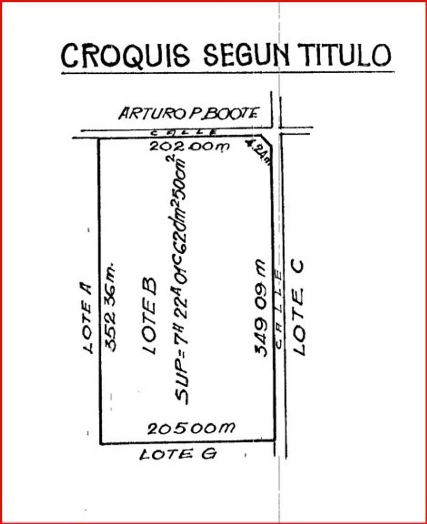 Gran lote en venta p/emprendimiento acceso San Sebastian