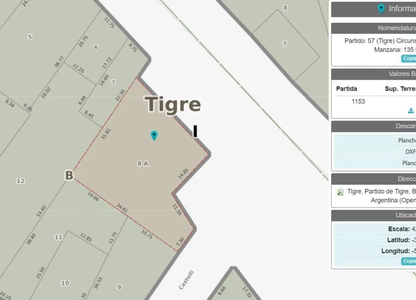 Gran lote en venta con planos aprobados Tigre de 830m2 3
