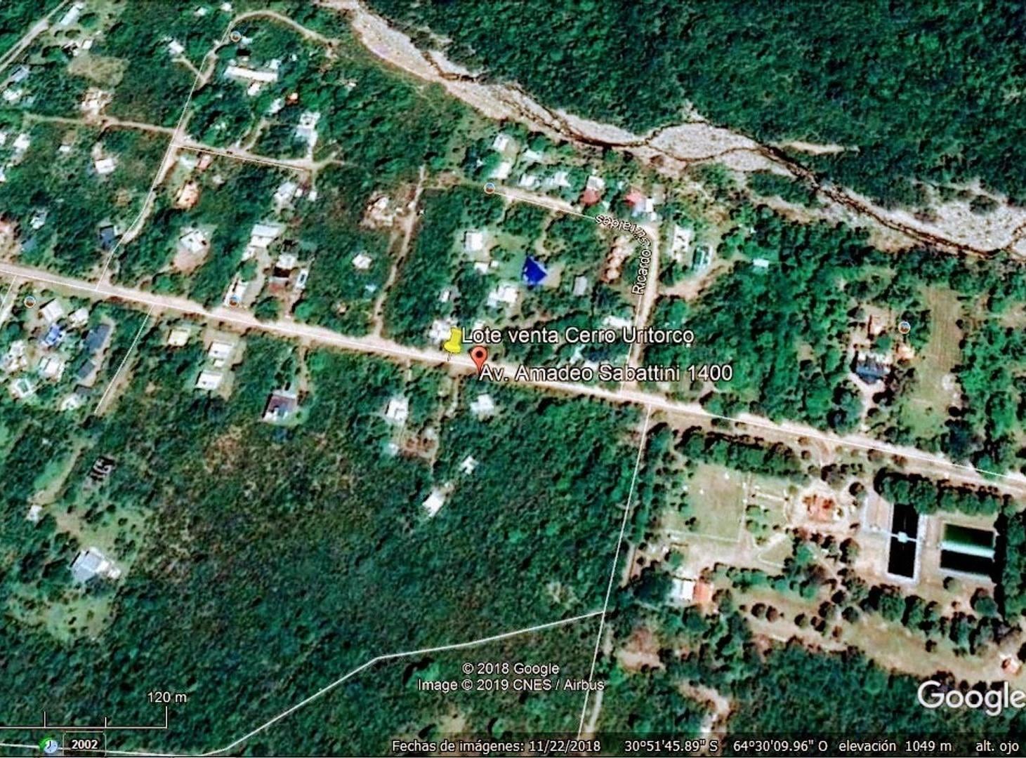Terreno con casa en venta con vista franca al Cerro Uritorco