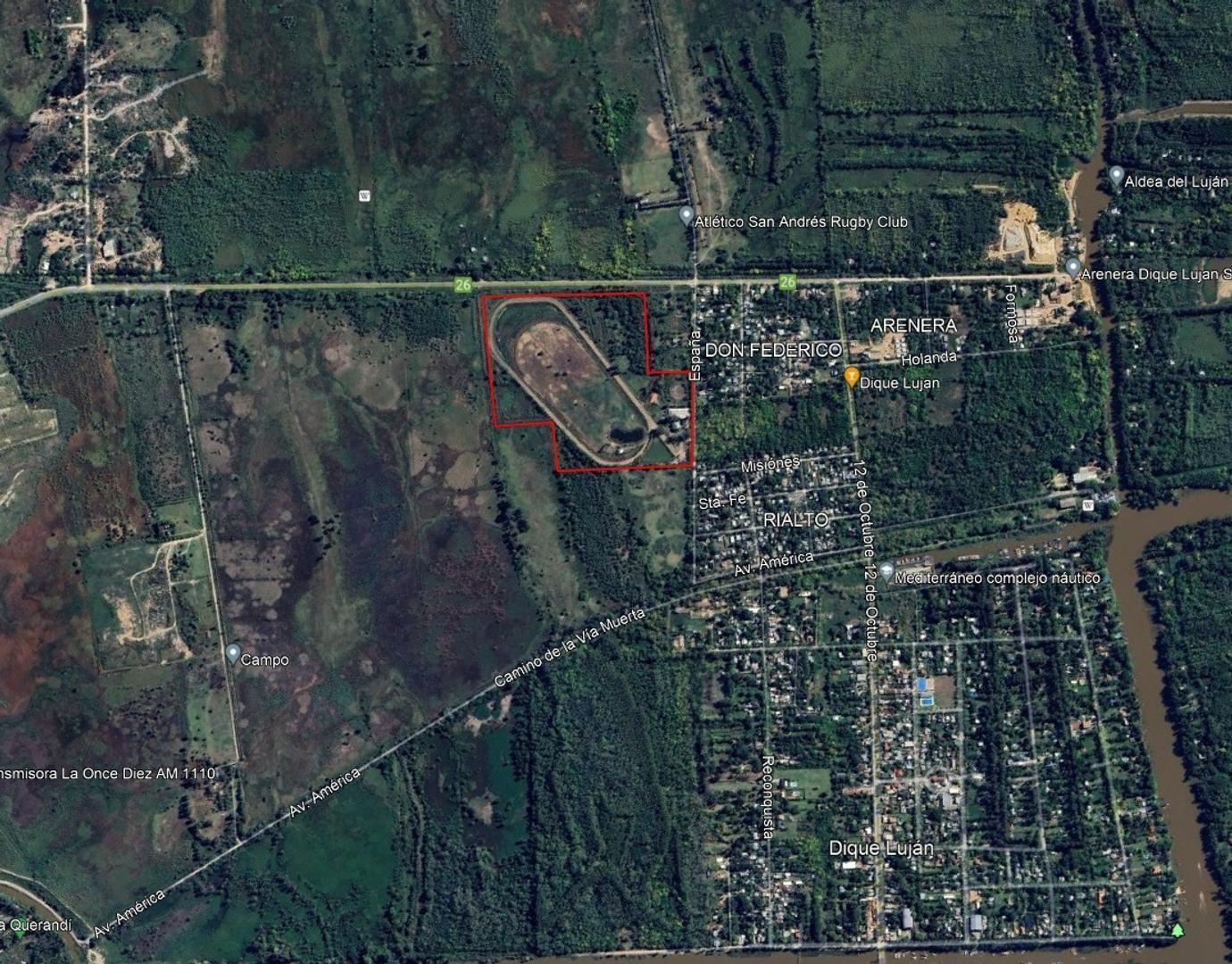 Foto de Gran lote de 17ha en venta sobre R26 Dique Lujan Tigre, imagen 3