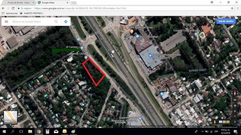 LOTE FRACCION EN VENTA EN MASCHWITZ - MAROTO PROPIEDADES