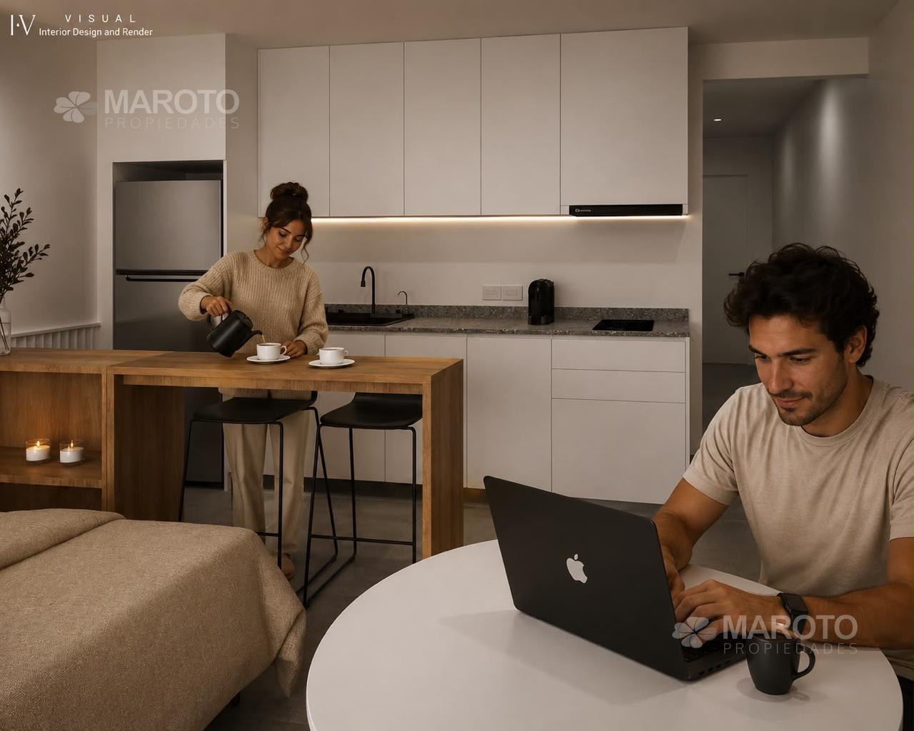Foto de VENTA DEPARTAMENTO MONOAMBIENTE EN BOEDO CON BALCON A ESTRENAR ENTREGA, imagen 2