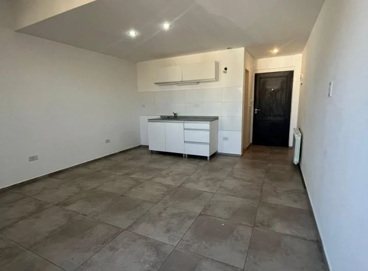 Departamento monoambiente con disposición al frente 1