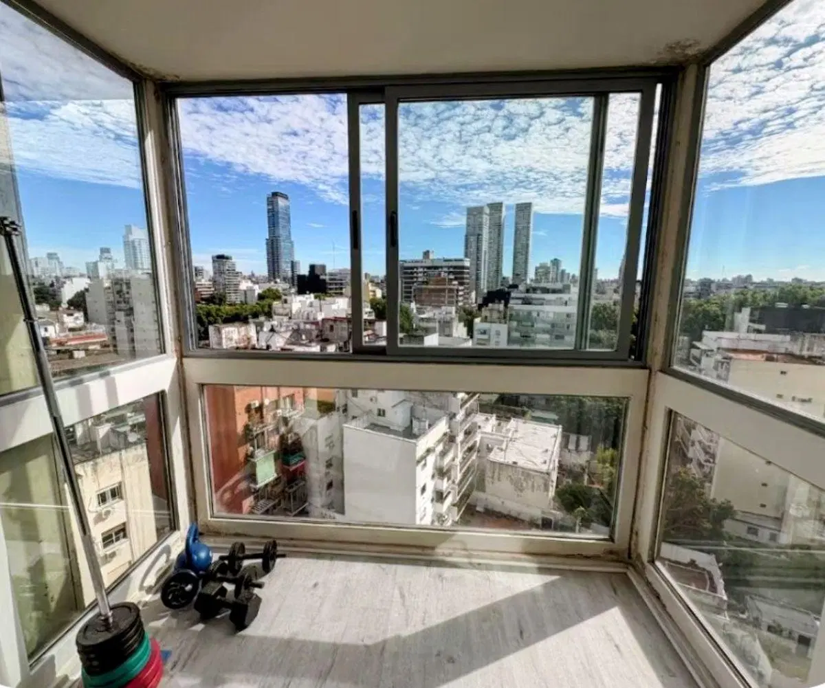 Departamento venta 3 ambientes Palermo contrafrente super luminoso , piso alto, vista abierta 1