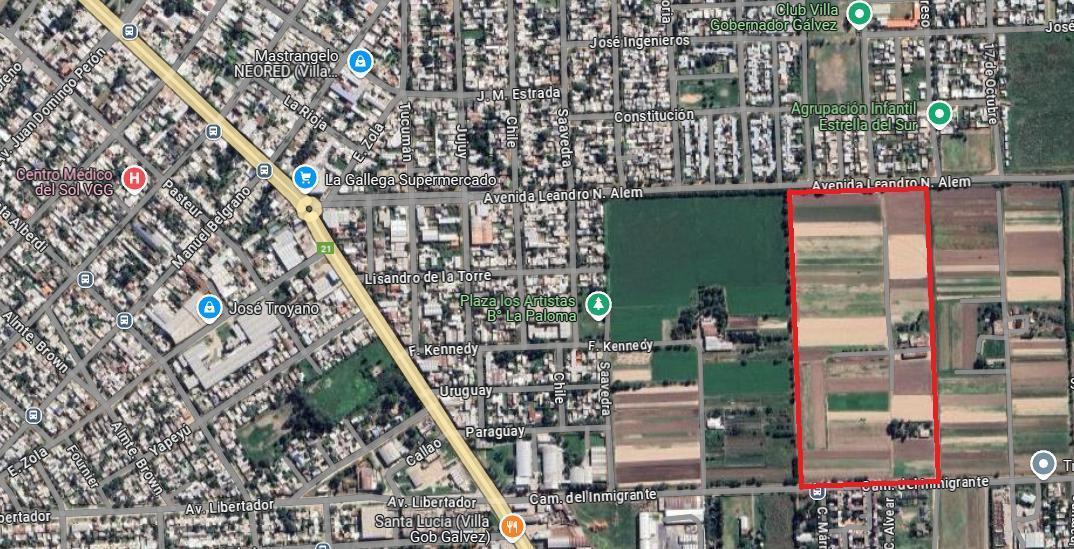 Terreno 118,800 m² - Camino del Inmigrante - Villa Gobernador Gálvez | Venta 4