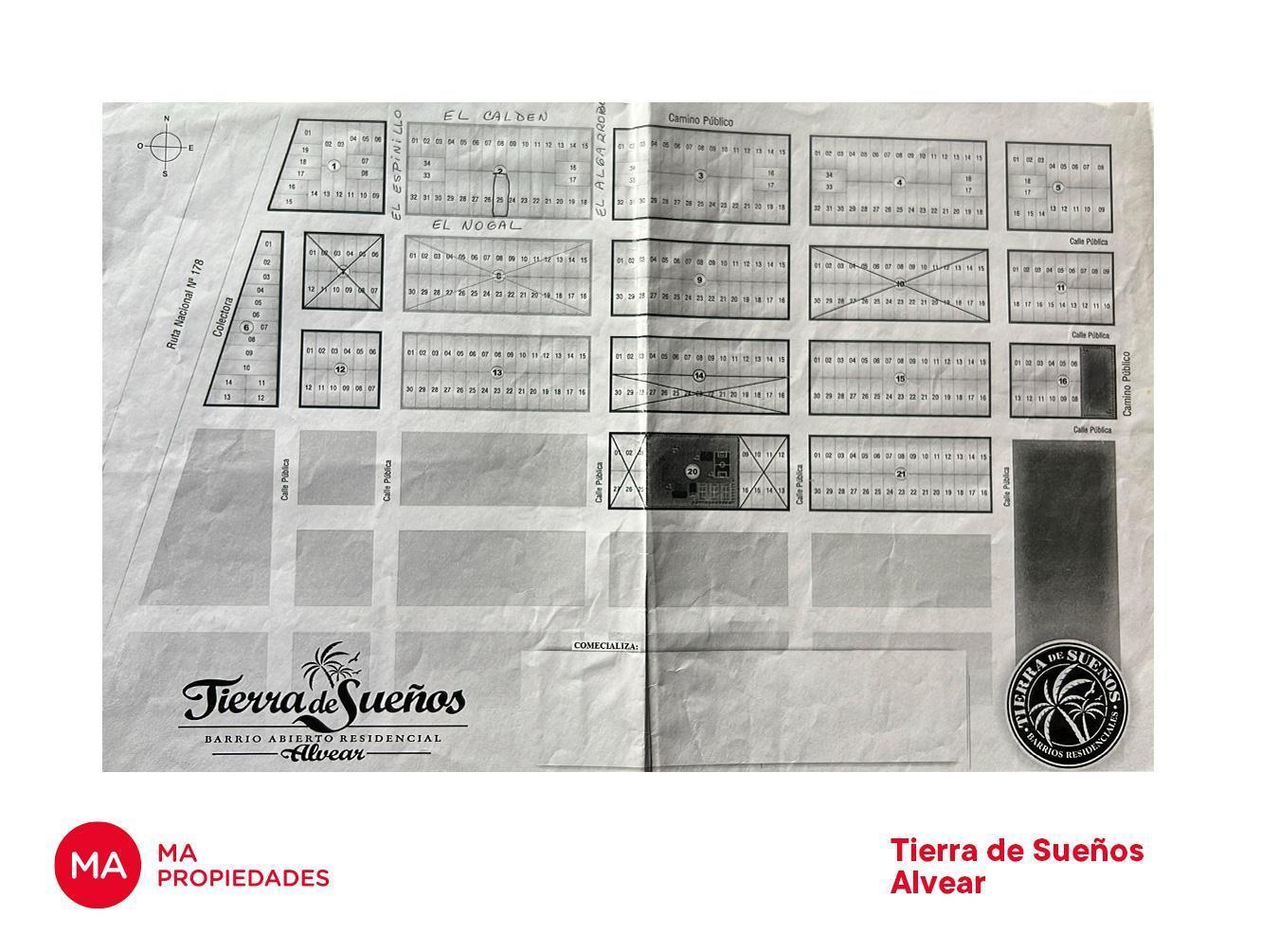 Lote 370 m2 -Tierra de Sueños - Alvear | Venta