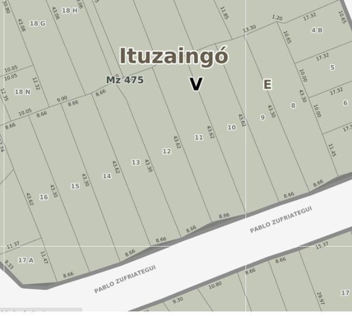 Lote Para Emprendimiento en Altura - Ituzaingó Norte 1
