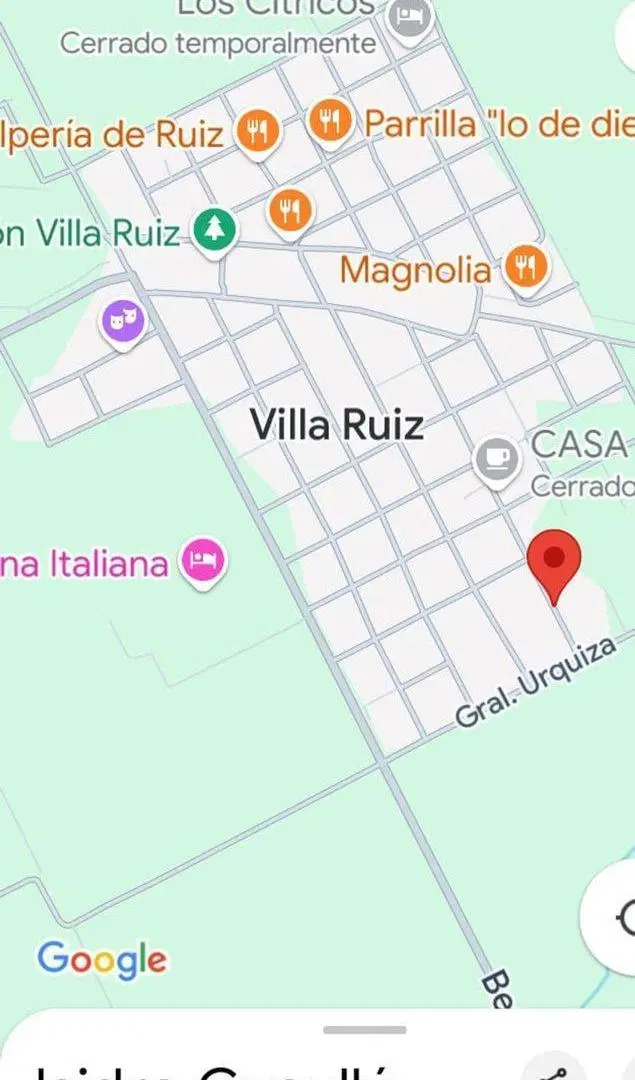 Lote en villa ruiz 5