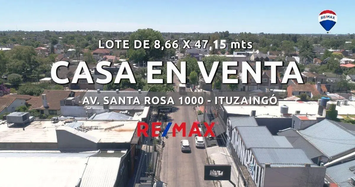 VENTA CASA o LOTE ITUZAINGO CASTELAR DESARROLLO 4