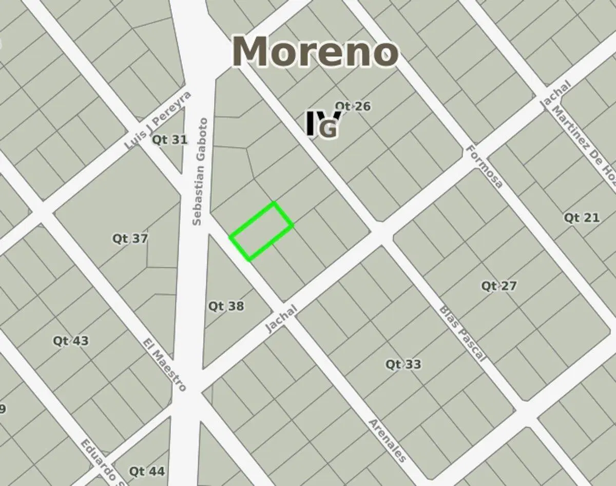 VENTA LOTE LA REJA 1.800 m.2 ZONA QUINTAS 5