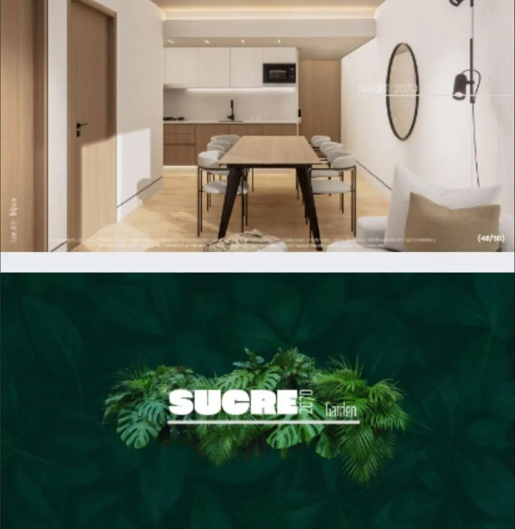 "SUCRE GARDEN" 2 AMB FTE BCON 59M2,3° PISO FULL AMENITIES A/ESTRENAR C/ENTREGA DIC 2027. SUCRE/ARCOS 3