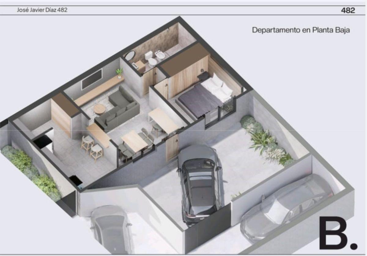 Foto de DEPARTAMENTO EN ALQUILER DE 1 DORMITORIO CON COCHERA – ZONA SUR, imagen 2